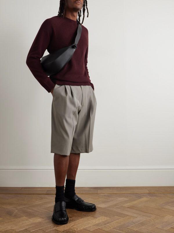 Merino Wool and Cashmere-Blend Sweater - OU Merino Wool and Cashmere-Blend Sweater - OU