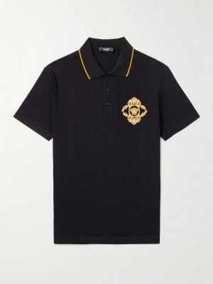 Logo-Embroidered Cotton-Piqué Polo Shirt Logo-Embroidered Cotton-Piqué Polo Shirt