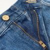 Straight-Leg Embellished Jeans - E1