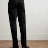 Straight-Leg Embellished Cotton-Gabardine Trousers - BK