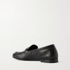 Logo-Embellished Leather Loafers - BK Logo-Embellished Leather Loafers - BK