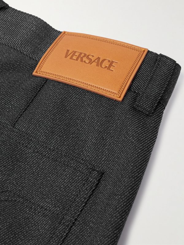 Straight-Leg Wool-Mouliné Trouser - CU Straight-Leg Wool-Mouliné Trouser - CU