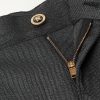 Straight-Leg Wool-Mouliné Trouser - E1 Straight-Leg Wool-Mouliné Trouser - E1