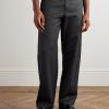 Straight-Leg Wool-Mouliné Trouser - FR Straight-Leg Wool-Mouliné Trouser - FR