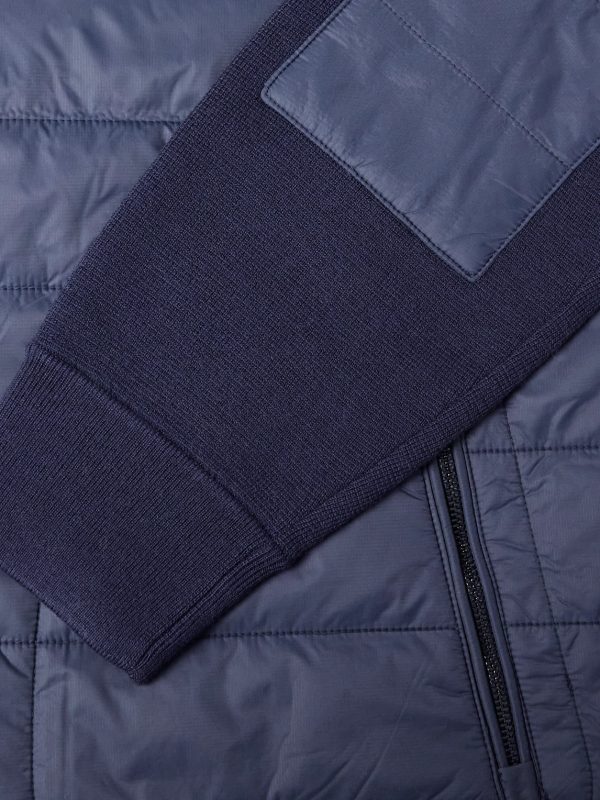Slim-Fit Padded Shell-Trimmed Wool Jacket - E1