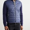 Slim-Fit Padded Shell-Trimmed Wool Jacket - FR