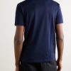 Logo-Embroidered Cotton-Lisle T-Shirt - BK Logo-Embroidered Cotton-Lisle T-Shirt - BK
