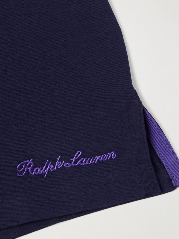 Logo-Embroidered Cotton-Lisle T-Shirt - CU Logo-Embroidered Cotton-Lisle T-Shirt - CU