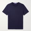 Logo-Embroidered Cotton-Lisle T-Shirt Logo-Embroidered Cotton-Lisle T-Shirt