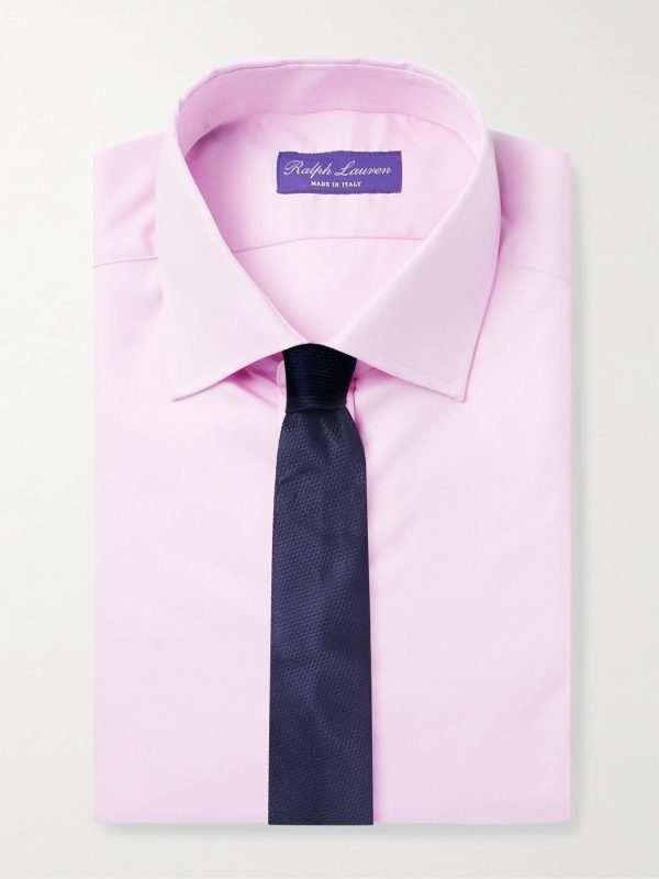 Aston Cutaway-Collar Cotton-Twill Shirt - E1 Aston Cutaway-Collar Cotton-Twill Shirt - E1