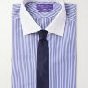Striped Cotton-Poplin Shirt - E1 Striped Cotton-Poplin Shirt - E1