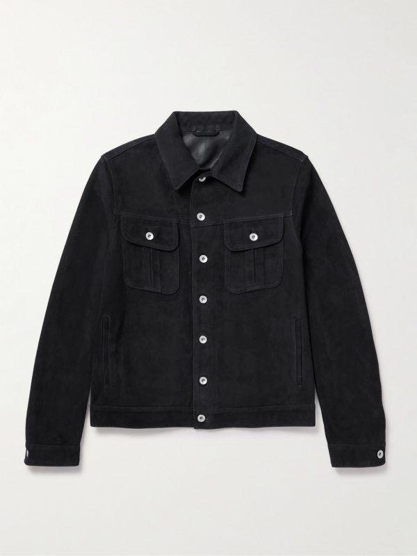 Davis Suede Trucker Jacket