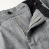 Tapered Pleated Striped Wool-Flannel Suit Trousers - E1