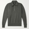 Garment-Dyed Cotton-Jersey Half-Zip Sweatshirt Garment-Dyed Cotton-Jersey Half-Zip Sweatshirt