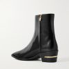 Glossed-Leather Chelsea Boots - BK