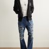 Thrasher Slim-Fit Distressed Panelled Jeans - OU