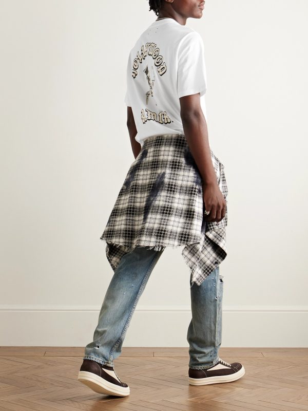 Magic Man Logo-Print Cotton-Jersey T-Shirt - OU Magic Man Logo-Print Cotton-Jersey T-Shirt - OU