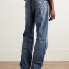 MX1 Straight-Leg Panelled Distressed Jeans - BK MX1 Straight-Leg Panelled Distressed Jeans - BK