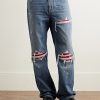 MX1 Straight-Leg Panelled Distressed Jeans - FR MX1 Straight-Leg Panelled Distressed Jeans - FR