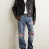 MX1 Straight-Leg Panelled Distressed Jeans - OU MX1 Straight-Leg Panelled Distressed Jeans - OU