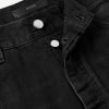 Carpenter Straight-Leg Croc-Effect Leather-Trimmed Jeans - E1 Carpenter Straight-Leg Croc-Effect Leather-Trimmed Jeans - E1