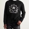 Logo-Embroidered Wool Sweater - FR
