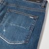 Thrasher Slim-Fit Distressed Croc-Effect Leather-Trimmed Panelled Jeans - CU Thrasher Slim-Fit Distressed Croc-Effect Leather-Trimmed Panelled Jeans - CU