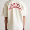 Hollywood Logo-Print Cotton-Jersey T-Shirt - BK Hollywood Logo-Print Cotton-Jersey T-Shirt - BK