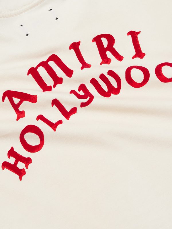 Hollywood Logo-Print Cotton-Jersey T-Shirt - E1 Hollywood Logo-Print Cotton-Jersey T-Shirt - E1