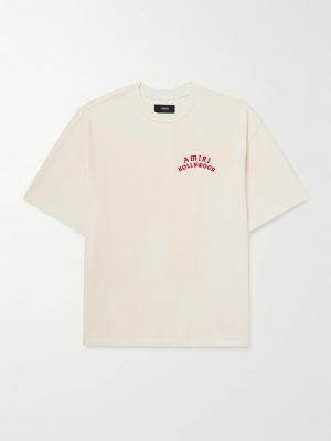 Hollywood Logo-Print Cotton-Jersey T-Shirt