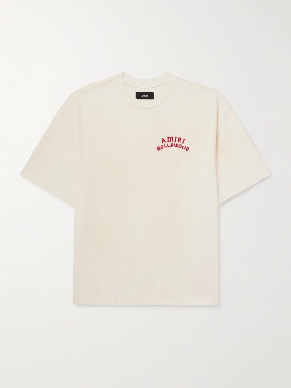 Hollywood Logo-Print Cotton-Jersey T-Shirt Hollywood Logo-Print Cotton-Jersey T-Shirt