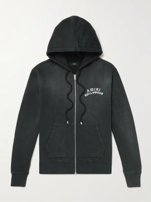 Hollywood Printed Cotton-Jersey Hoodie