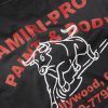 Bull Oversized Printed Distressed Cotton-Jersey T-Shirt - CU Bull Oversized Printed Distressed Cotton-Jersey T-Shirt - CU