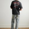 Bull Oversized Printed Distressed Cotton-Jersey T-Shirt - OU Bull Oversized Printed Distressed Cotton-Jersey T-Shirt - OU