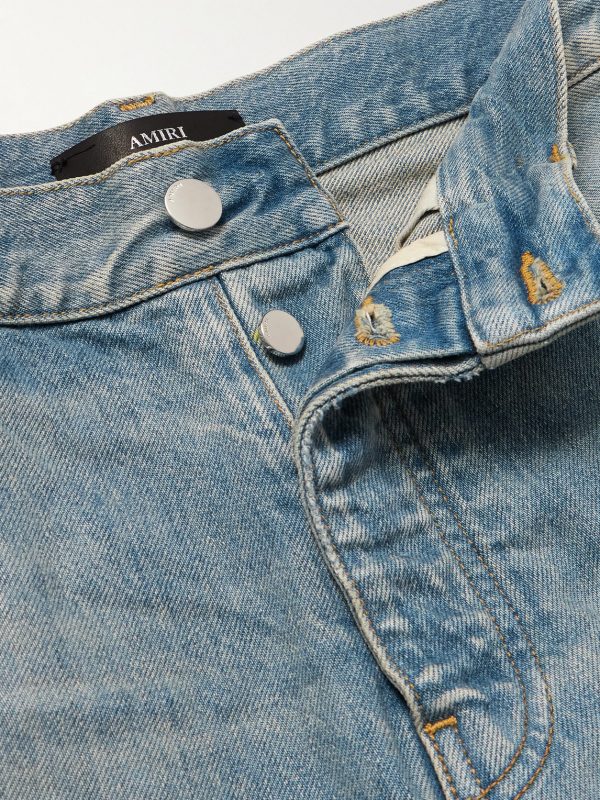 MX1 Skinny-Fit Panelled Distressed Jeans - E1 MX1 Skinny-Fit Panelled Distressed Jeans - E1