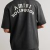 Hollywood Logo-Print Cotton-Jersey T-Shirt - BK Hollywood Logo-Print Cotton-Jersey T-Shirt - BK