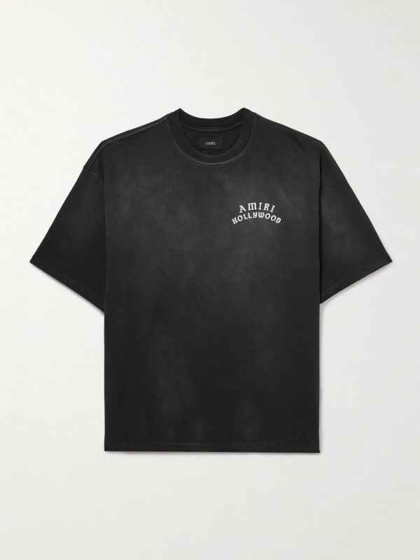 Hollywood Logo-Print Cotton-Jersey T-Shirt Hollywood Logo-Print Cotton-Jersey T-Shirt