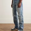 MX1 Straight-Leg Panelled Distressed Jeans - FR MX1 Straight-Leg Panelled Distressed Jeans - FR