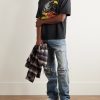 MX1 Straight-Leg Panelled Distressed Jeans - OU MX1 Straight-Leg Panelled Distressed Jeans - OU