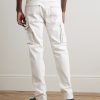 Slim-Fit Straight-Leg Logo-Print Paint-Splattered Jeans - BK Slim-Fit Straight-Leg Logo-Print Paint-Splattered Jeans - BK