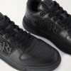 Classic Low Logo-Appliquéd Rubber-Trimmed Leather Sneakers - CU Classic Low Logo-Appliquéd Rubber-Trimmed Leather Sneakers - CU