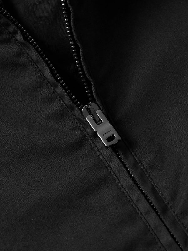 Logo-Flocked Cotton-Blend Blouson Jacket - CU Logo-Flocked Cotton-Blend Blouson Jacket - CU