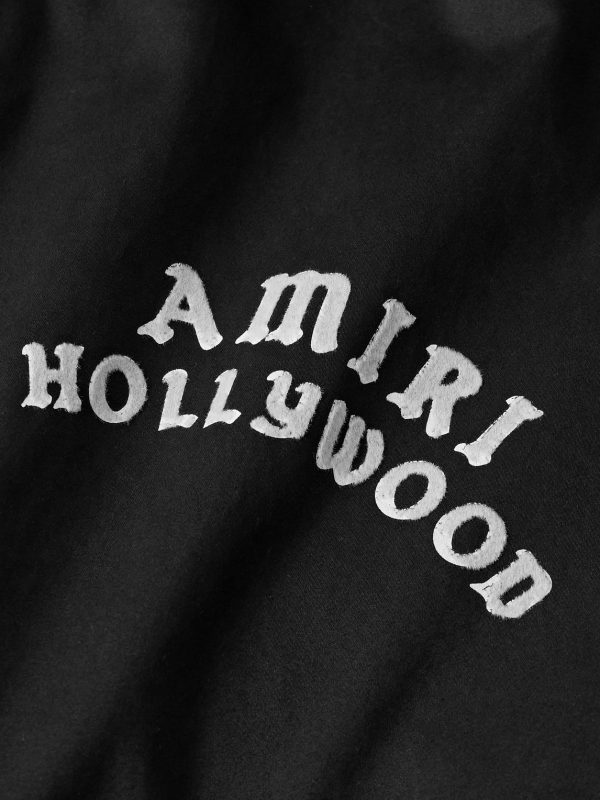 Logo-Flocked Cotton-Blend Blouson Jacket - E1 Logo-Flocked Cotton-Blend Blouson Jacket - E1