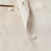 Convertible-Collar Logo-Flocked Modal-Blend Shirt - CU Convertible-Collar Logo-Flocked Modal-Blend Shirt - CU
