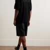 Logo-Embroidered Crocheted Cotton Shirt - OU Logo-Embroidered Crocheted Cotton Shirt - OU
