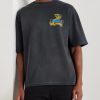 Crystal Cobra Embellished Printed Cotton-Blend Jersey T-Shirt - FR Crystal Cobra Embellished Printed Cotton-Blend Jersey T-Shirt - FR