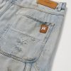 Carpenter Straight-Leg Distressed Jeans - CU