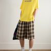 Oversized Logo-Appliquéd Cotton and Hemp-Blend Jersey T-Shirt - OU Oversized Logo-Appliquéd Cotton and Hemp-Blend Jersey T-Shirt - OU
