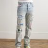 Aloha Thrasher Skinny-Fit Distressed Embellished Panelled Jeans - FR