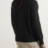 Hollywood Logo-Embroidered Cotton Sweater - BK Hollywood Logo-Embroidered Cotton Sweater - BK